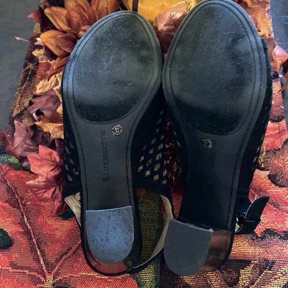 Liz Claiborne Open Toe Sling back Size 8 - Picture 3 of 7